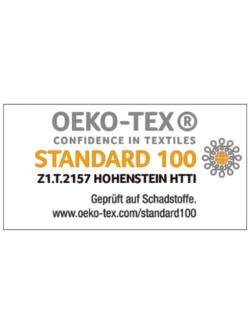 Schiesser Feinbiber-Bettwäsche-Set "Antek" in Anthrazit/ Weiß