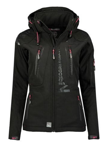 Geographical Norway Kurtka softshellowa "Tislande" w kolorze czarnym