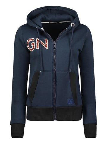 Geographical Norway Sweatjacke "Gudite" in Dunkelblau