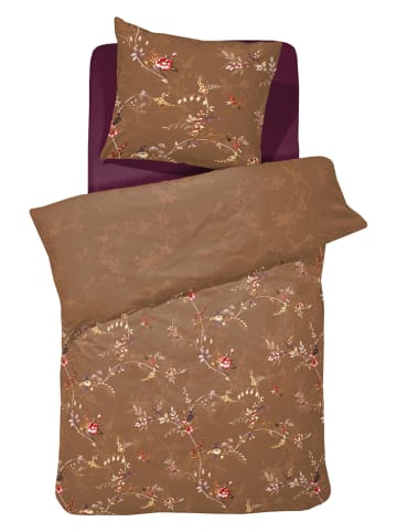 Cinderella Beddengoedset "Corolla" lichtbruin