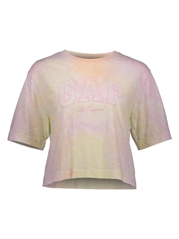 GAP Shirt in Rosa/ Gelb