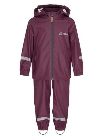 HULABALU 2tlg. Regenoutfit "Storm" in Pflaume