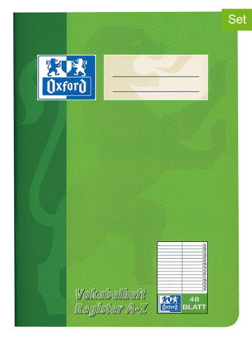 Oxford 5-delige set: taalschriften groen/rood - A5