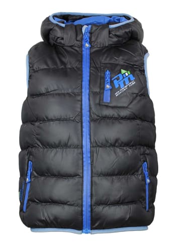 Peak Mountain Doorgestikte bodywarmer zwart