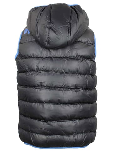 Peak Mountain Doorgestikte bodywarmer zwart