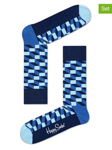 Happy Socks Socken "Blue" in Blau/ Hellblau