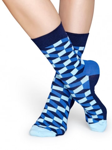 Happy Socks Socken "Blue" in Blau/ Hellblau