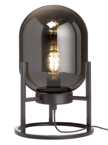 FISCHER & HONSEL Lampa stołowa "Regi" w kolorze czarnym - wys. 34 x Ø 21 cm