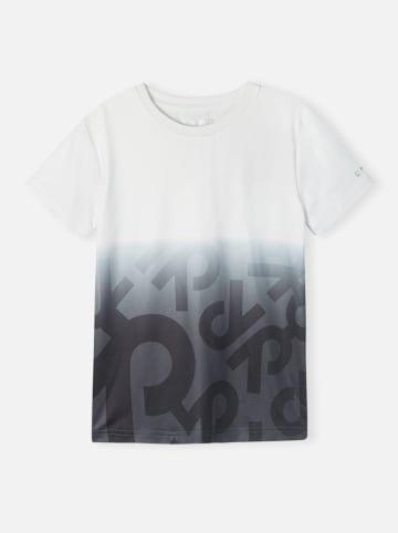 Reima Koszulka funkcyjna "Vauhdikas" w kolorze czarno-białym