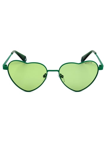 Polaroid Damskie okulary przeciwsłoneczne w kolorze zielonym