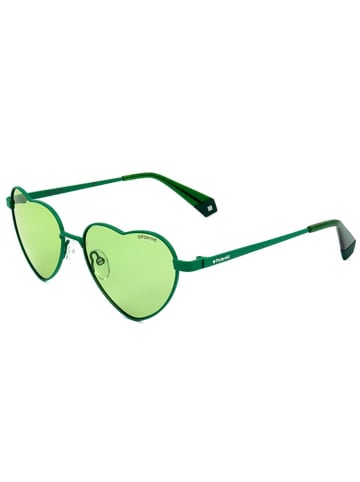 Polaroid Damskie okulary przeciwsłoneczne w kolorze zielonym