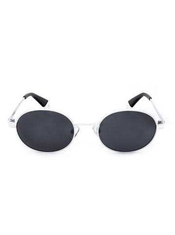 Polaroid Męskie okulary przeciwsłoneczne w kolorze czarno-białym