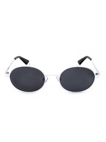 Polaroid Męskie okulary przeciwsłoneczne w kolorze czarno-białym