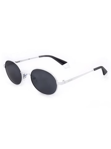 Polaroid Męskie okulary przeciwsłoneczne w kolorze czarno-białym