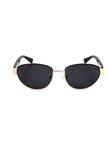 Polaroid Damen-Sonnenbrille in Gold/ Schwarz
