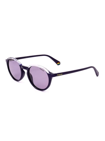 Polaroid Okulary przeciwsłoneczne unisex w kolorze fioletowym