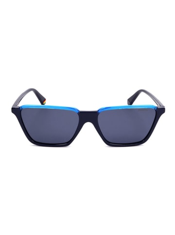 Polaroid Okulary przeciwsłoneczne unisex w kolorze granatowym