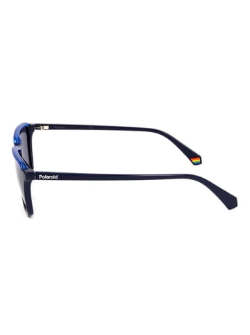 Polaroid Okulary przeciwsłoneczne unisex w kolorze granatowym