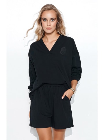Makadamia 2-delige outfit zwart