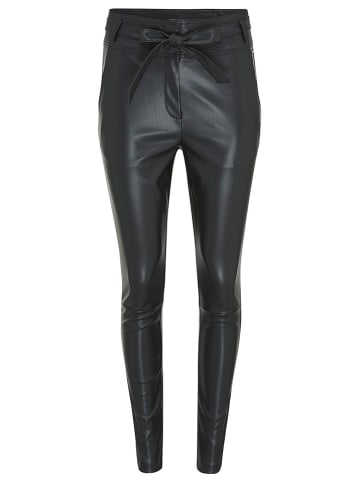 Mexx Spodnie w kolorze czarnym ze skóry syntetycznej