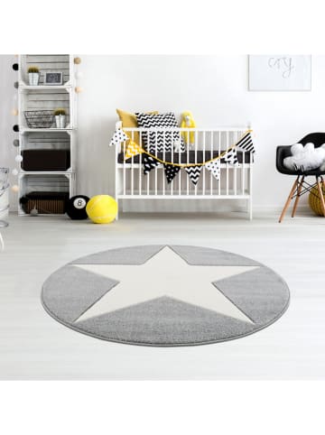 Kids love rugs Dywan "Stern" w kolorze szaro-białym