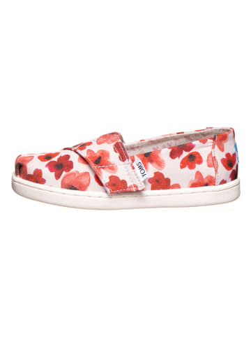 TOMS Instappers "Classic" lichtroze/rood