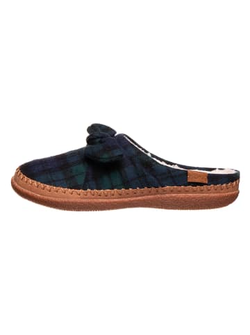 TOMS Slippers "Ivy" donkerblauw/groen