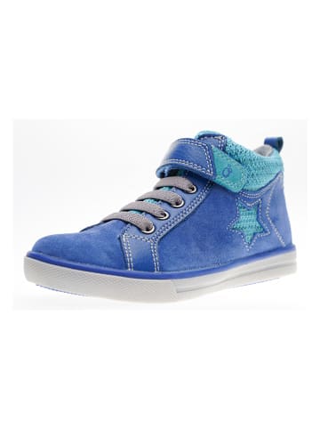 lamino Leder-Sneakers in Blau