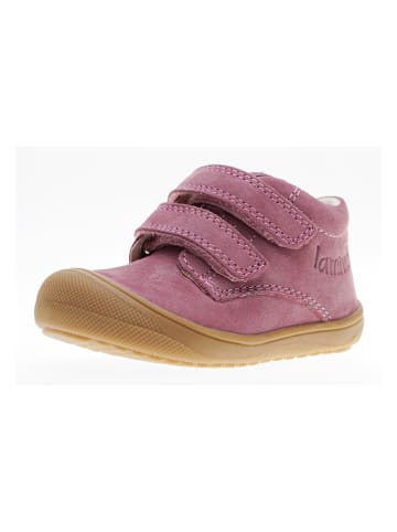 lamino Leren sneakers lila