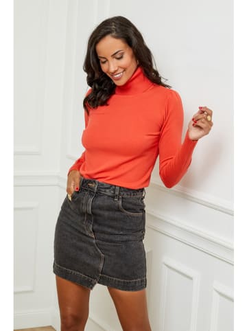 Soft Cashmere Golf w kolorze pomarańczowym