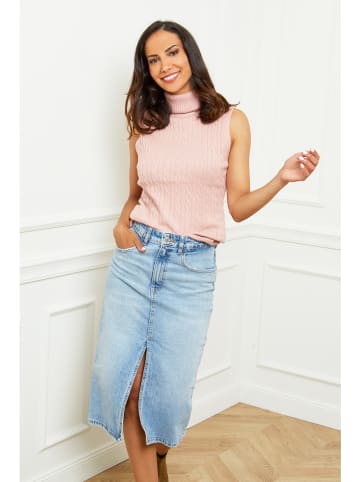 Soft Cashmere Pullunder in Rosa