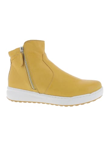 Andrea Conti Leren boots geel