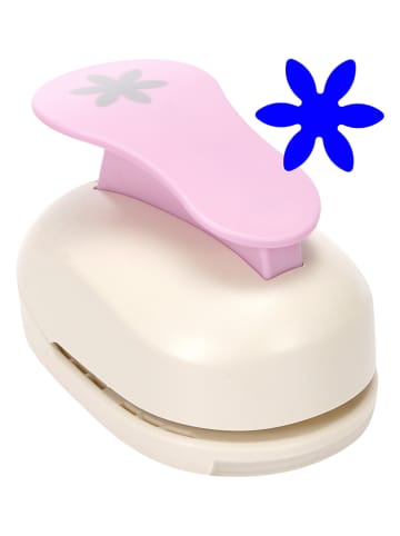 SUNNYSUE Motiefpons "XXL Bloem" crème/lichtroze