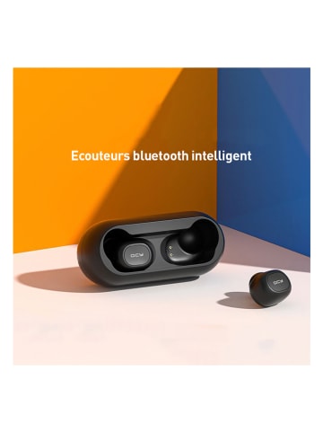 SmartCase Bluetooth-In-Ear-Kopfhörer in Schwarz