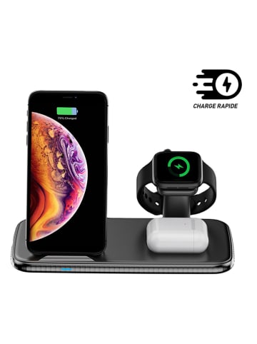 SmartCase Docking-Station für iPhone, Apple-Watch und Airpods Pro in Schwarz