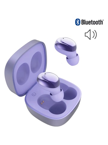 SmartCase Bluetooth-In-Ear-Kopfhörer in Lila