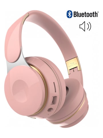 SmartCase Słuchawki Bluetooth On-Ear w kolorze jasnoróżowym