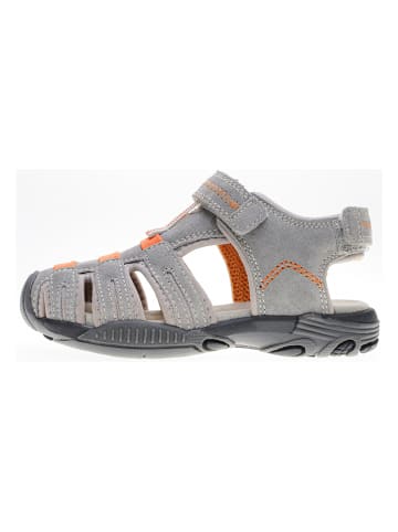 Ciao Leren enkelsandalen grijs