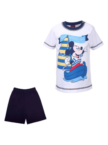 Disney 2-delige outfit wit/donkerblauw