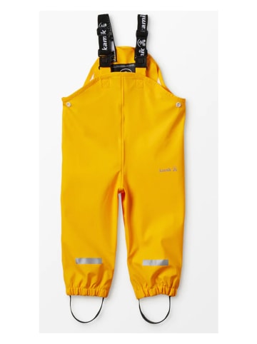 Kamik Spodnie przeciwdeszczowe w kolorze żółtym