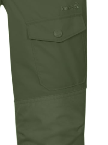 Kamik Spodnie funkcyjne "Blazer" w kolorze oliwkowym