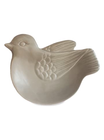Deco Lorrie Figurka dekoracyjna "Oiseau" w kolorze szarym - 13,5 x 9,5 cm
