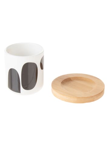 Deco Lorrie 4-delige set: koppen wit/zwart