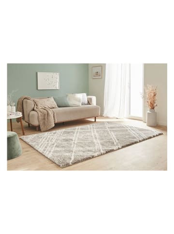 Nazar Hochflor-Teppich "Shaggy" in Grau