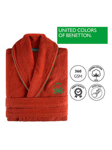 Benetton Szlafrok w kolorze czerwonym