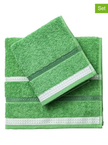 Benetton 2-częściowy zestaw ręczników w kolorze zielonym