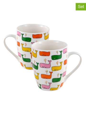 Benetton 2-delige set: mokken meerkleurig - 360 ml