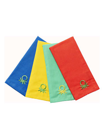 Benetton Podkładki stołowe (4 szt.) w różnych kolorach - 45 x 30 cm