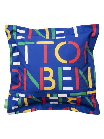 Benetton Kissen in Blau/ Bunt