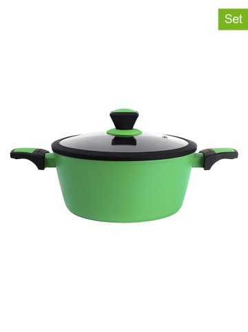 Benetton 2-delige pannenset groen - Ø 24 cm